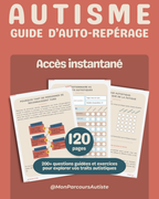Et si c'était l'Autisme? - Cahier numérique et imprimable